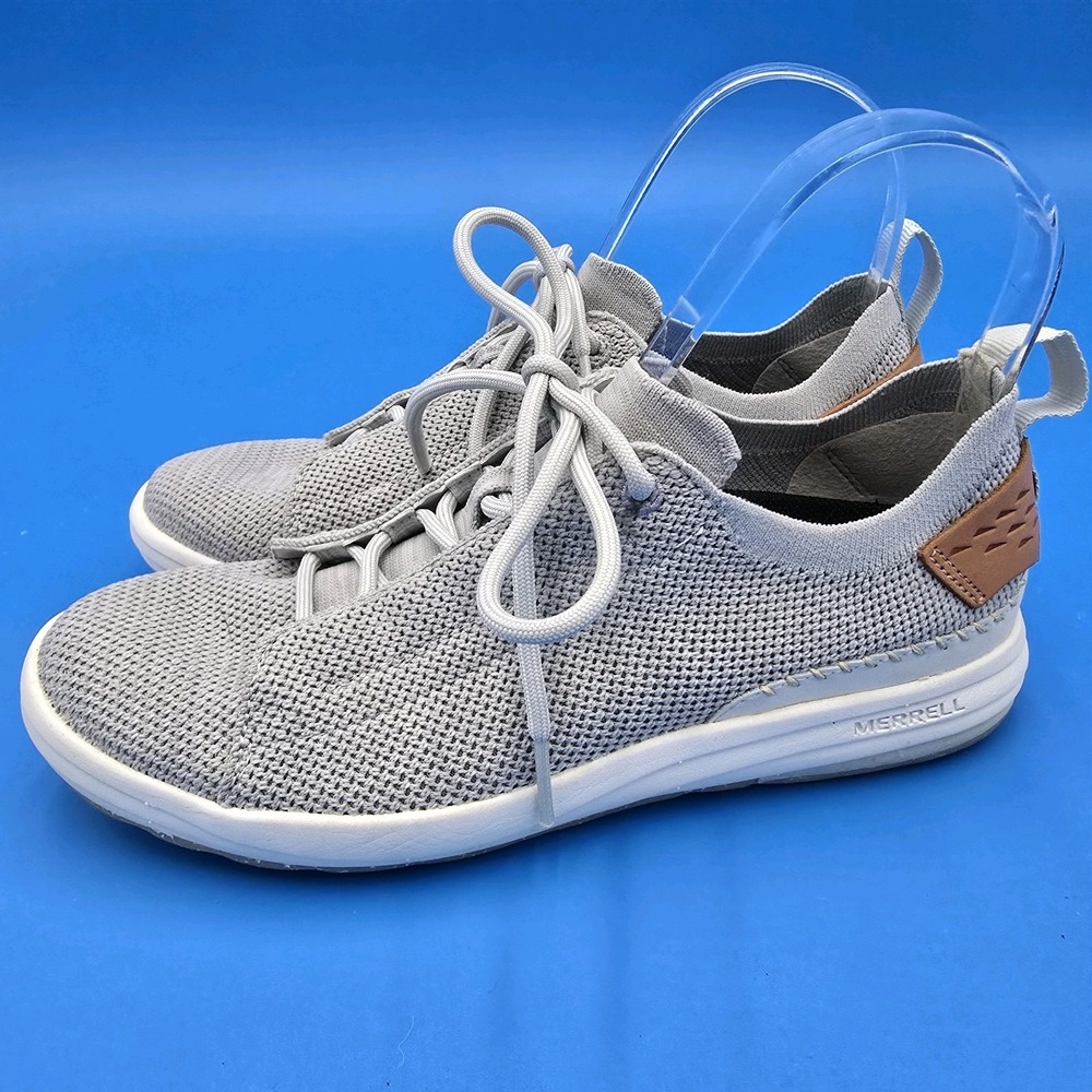 Merrell Gridway Glacier Grey J97594 Casual Vibram Sneakers Shoes Womens Sz 6.5